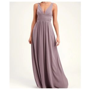 Lulus taupe maxi dress